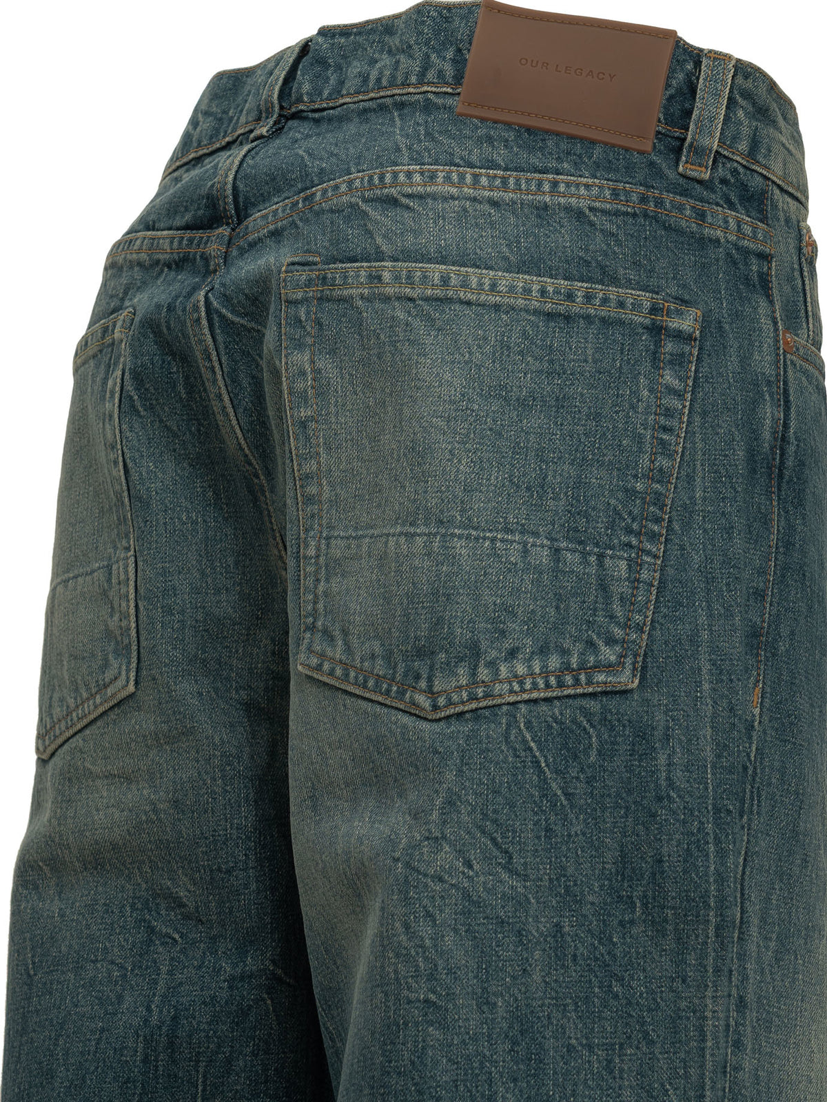 "Third Cut" Straight-Leg Jeans Jeans