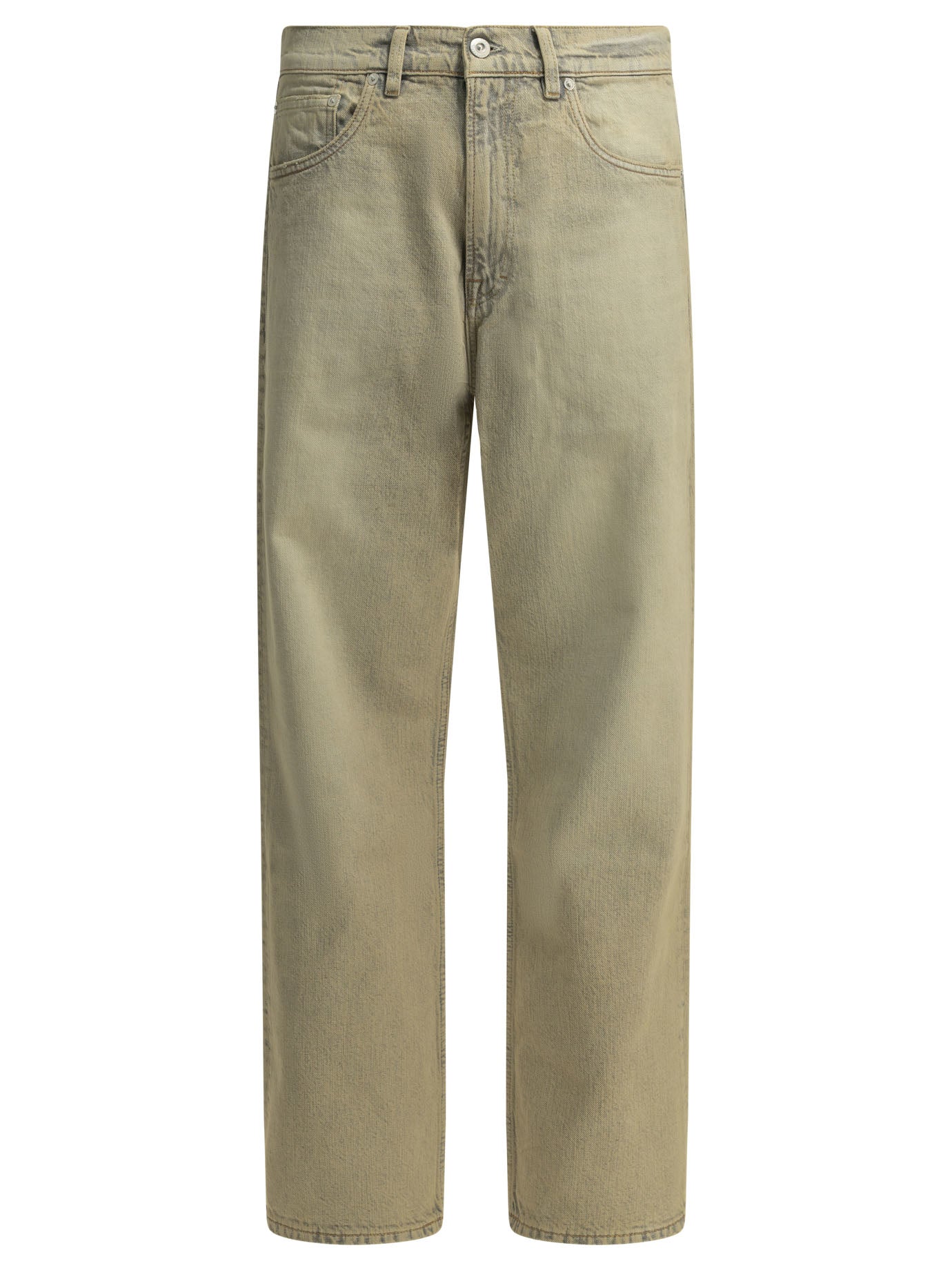 "Wolfpack Wash" Straight-Leg Jeans Jeans