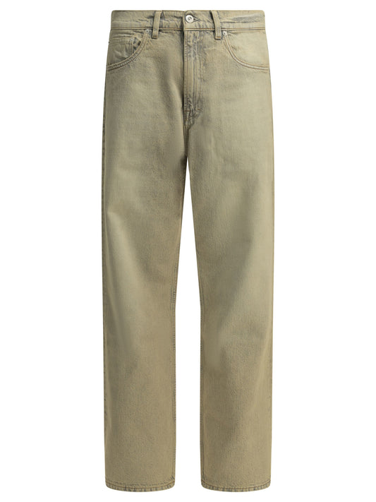 "Wolfpack Wash" Straight-Leg Jeans Jeans