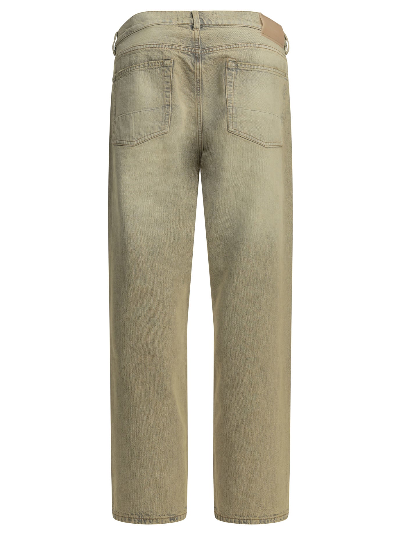 "Wolfpack Wash" Straight-Leg Jeans Jeans