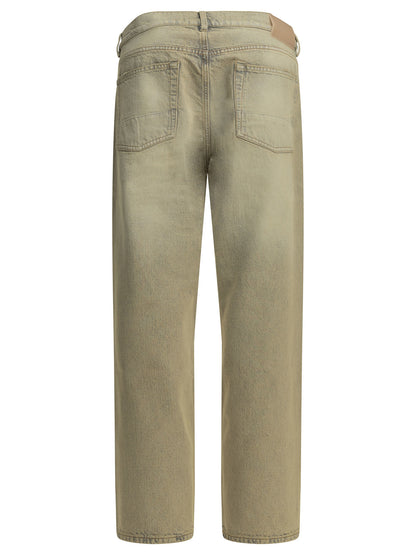 "Wolfpack Wash" Straight-Leg Jeans Jeans