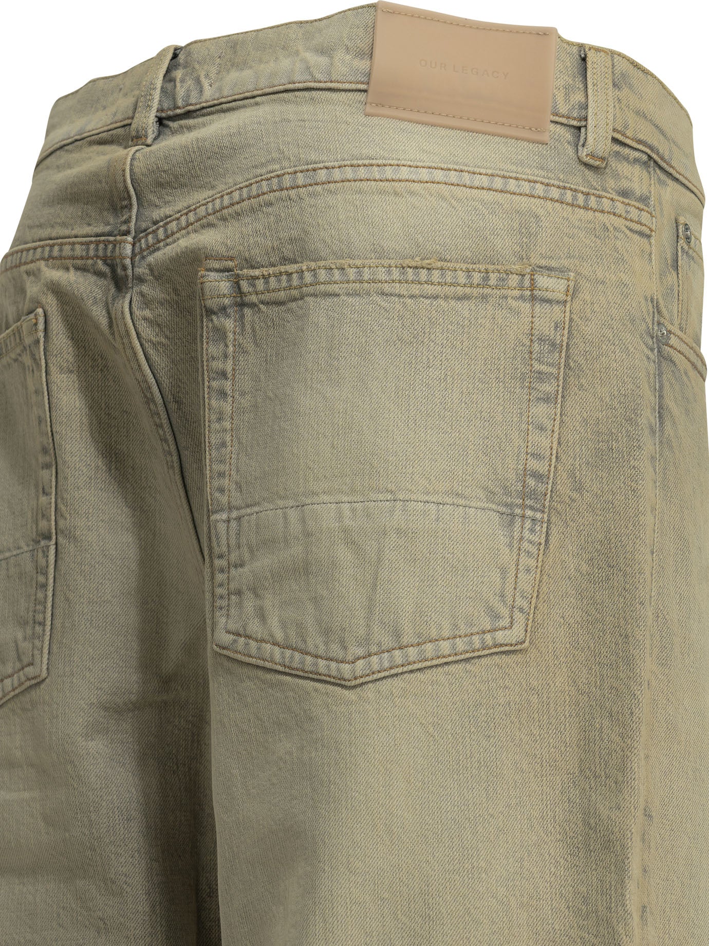 "Wolfpack Wash" Straight-Leg Jeans Jeans