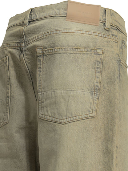 "Wolfpack Wash" Straight-Leg Jeans Jeans