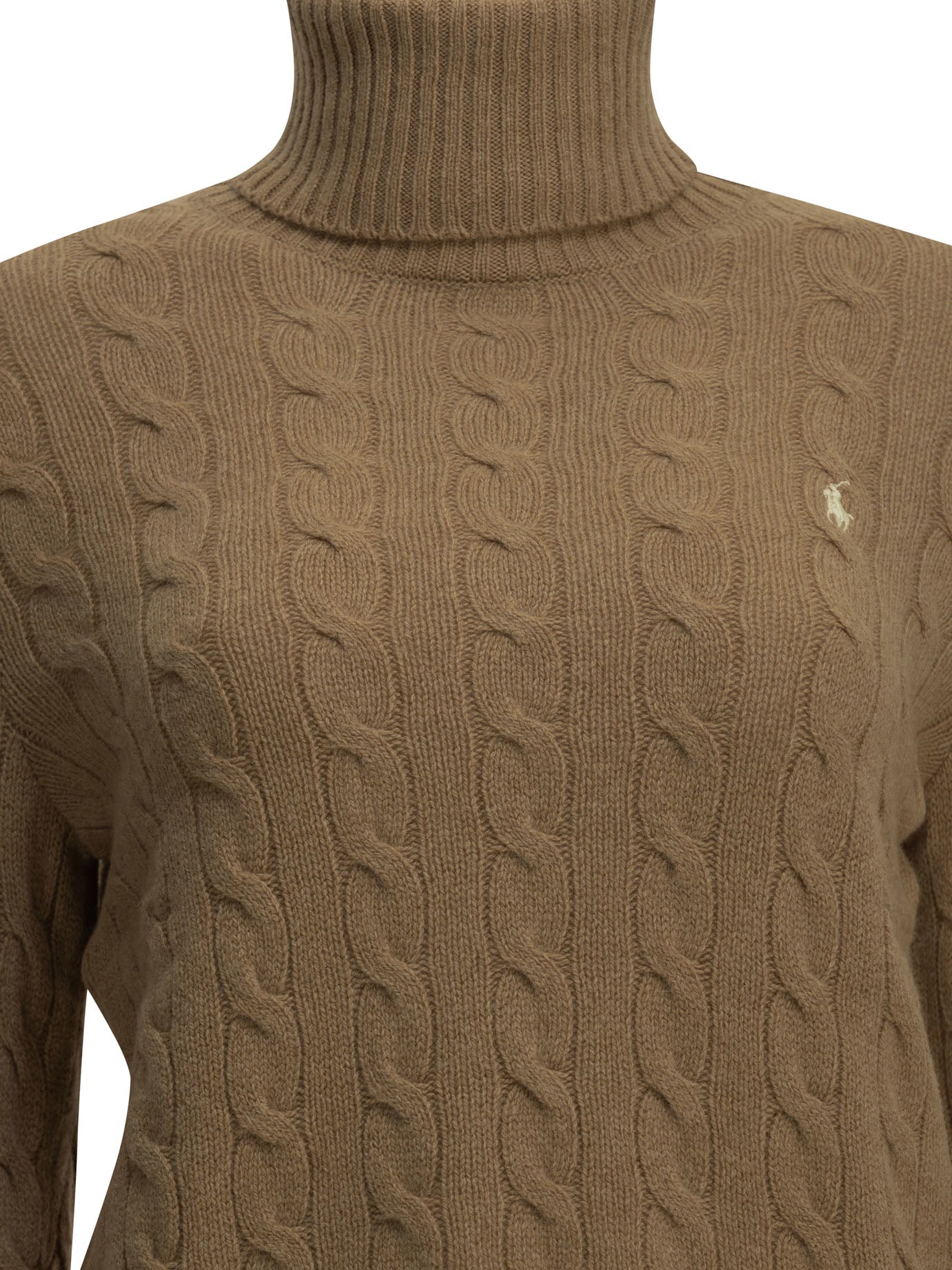 Turtleneck Sweater with Logo Knitwear
