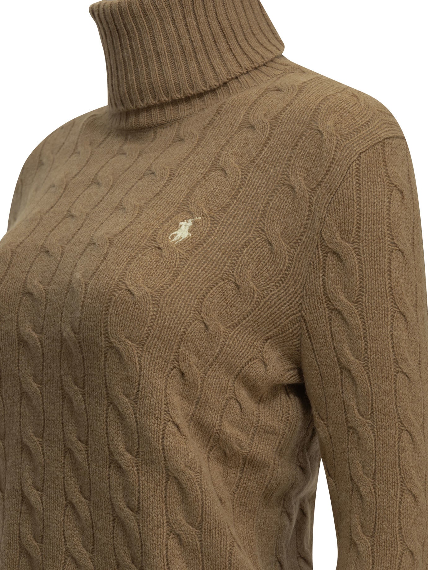 Turtleneck Sweater with Logo Knitwear