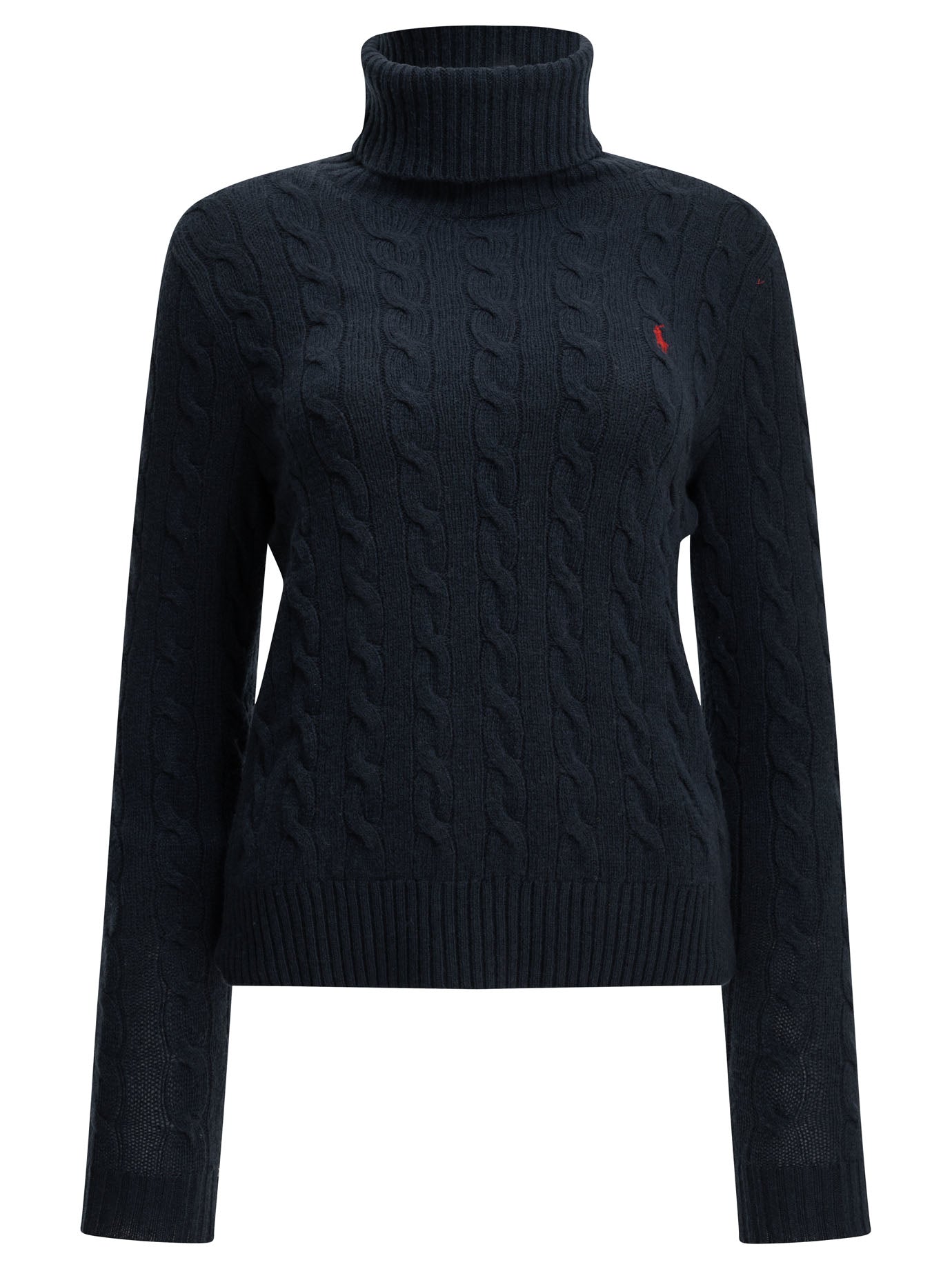 Turtleneck Sweater with Logo Knitwear