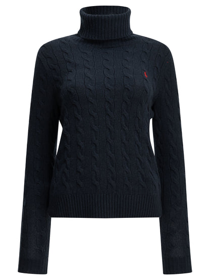 Turtleneck Sweater with Logo Knitwear