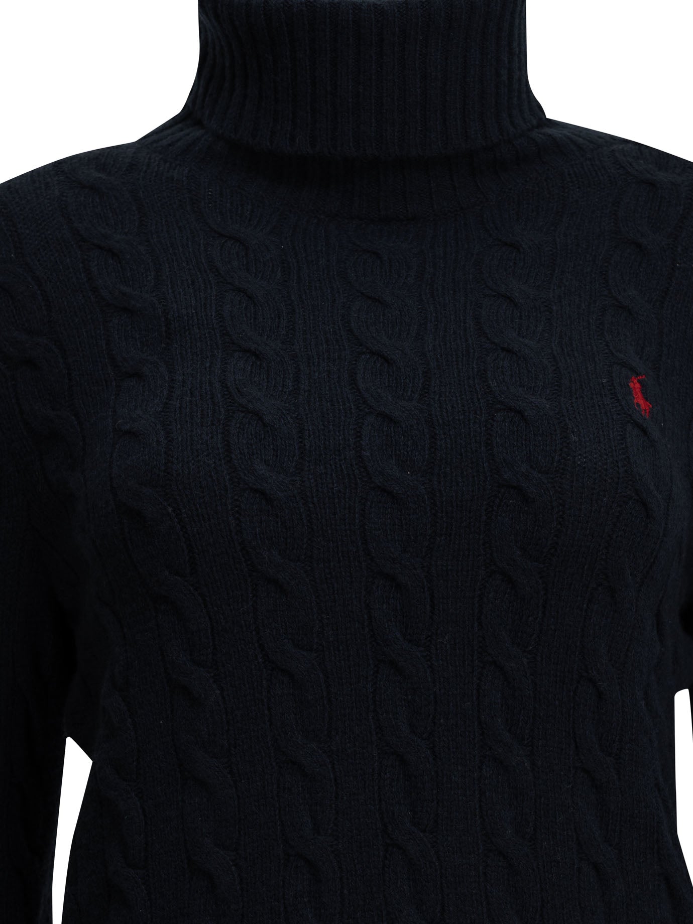 Turtleneck Sweater with Logo Knitwear
