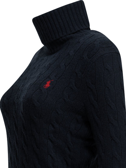Turtleneck Sweater with Logo Knitwear