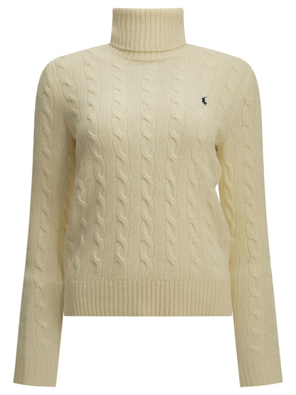 Turtleneck Sweater with Logo Knitwear