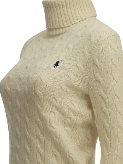 Turtleneck Sweater with Logo Knitwear