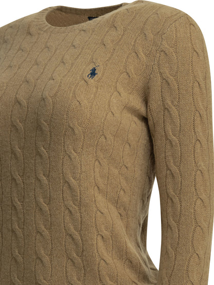 Crew-neck sweater with logo Knitwear