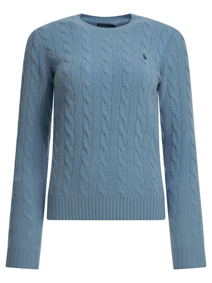 Crew-neck sweater with logo Knitwear
