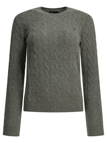 Crew-neck sweater with logo Knitwear