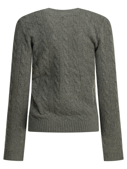 Crew-neck sweater with logo Knitwear
