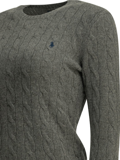 Crew-neck sweater with logo Knitwear