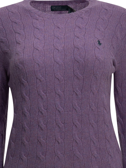 Crew-neck sweater with logo Knitwear