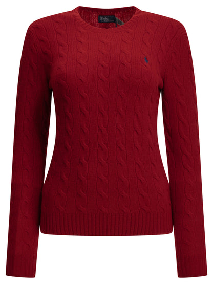 Crew-neck sweater with logo Knitwear
