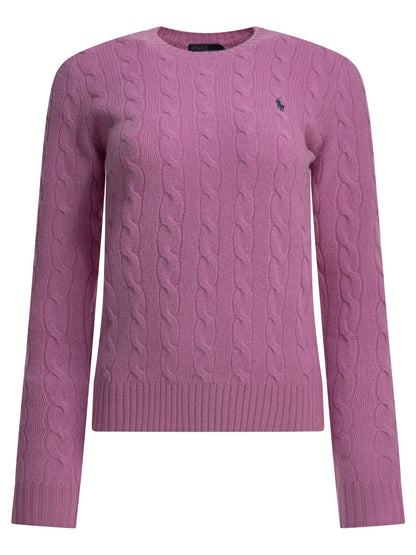 Crew-neck sweater with logo Knitwear