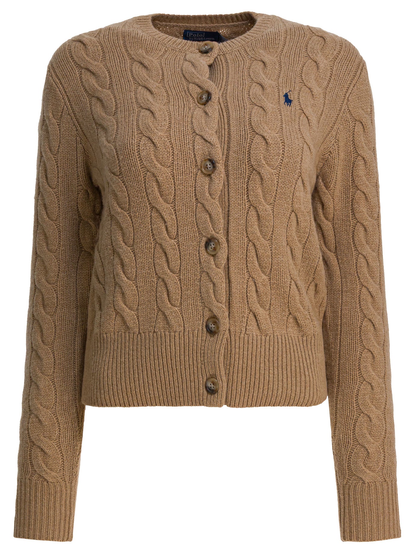 Wool and Cashmere Cardigan with Logo Knitwear