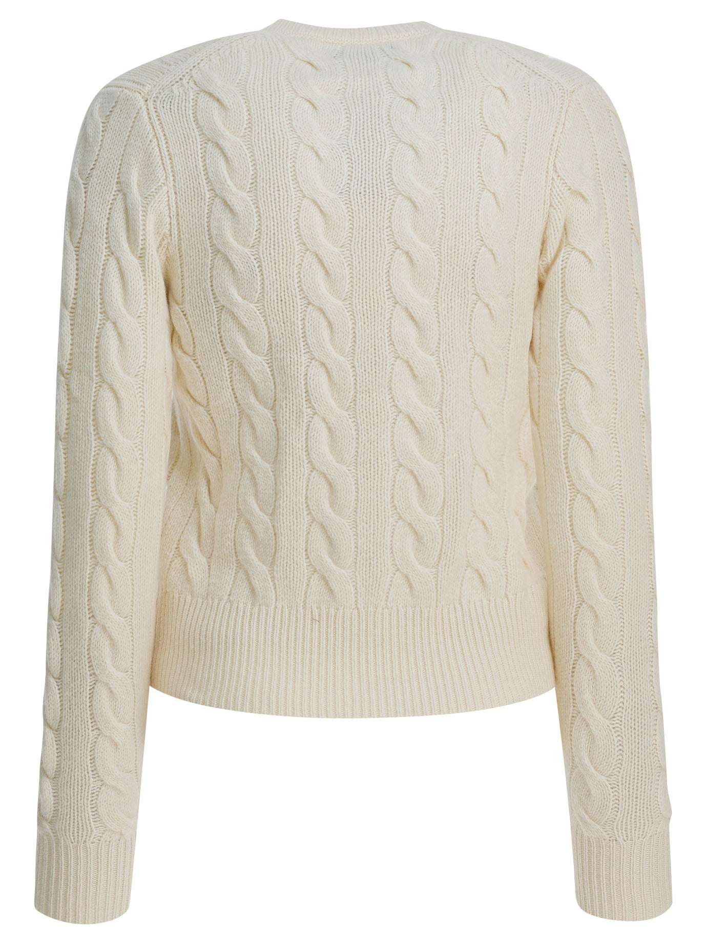 Wool and Cashmere Cardigan with Logo Knitwear