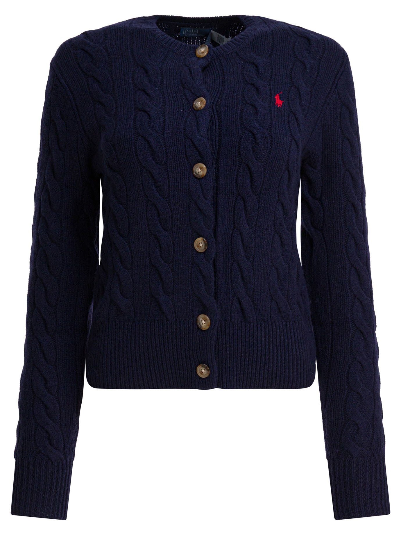 Wool and Cashmere Cardigan with Logo Knitwear