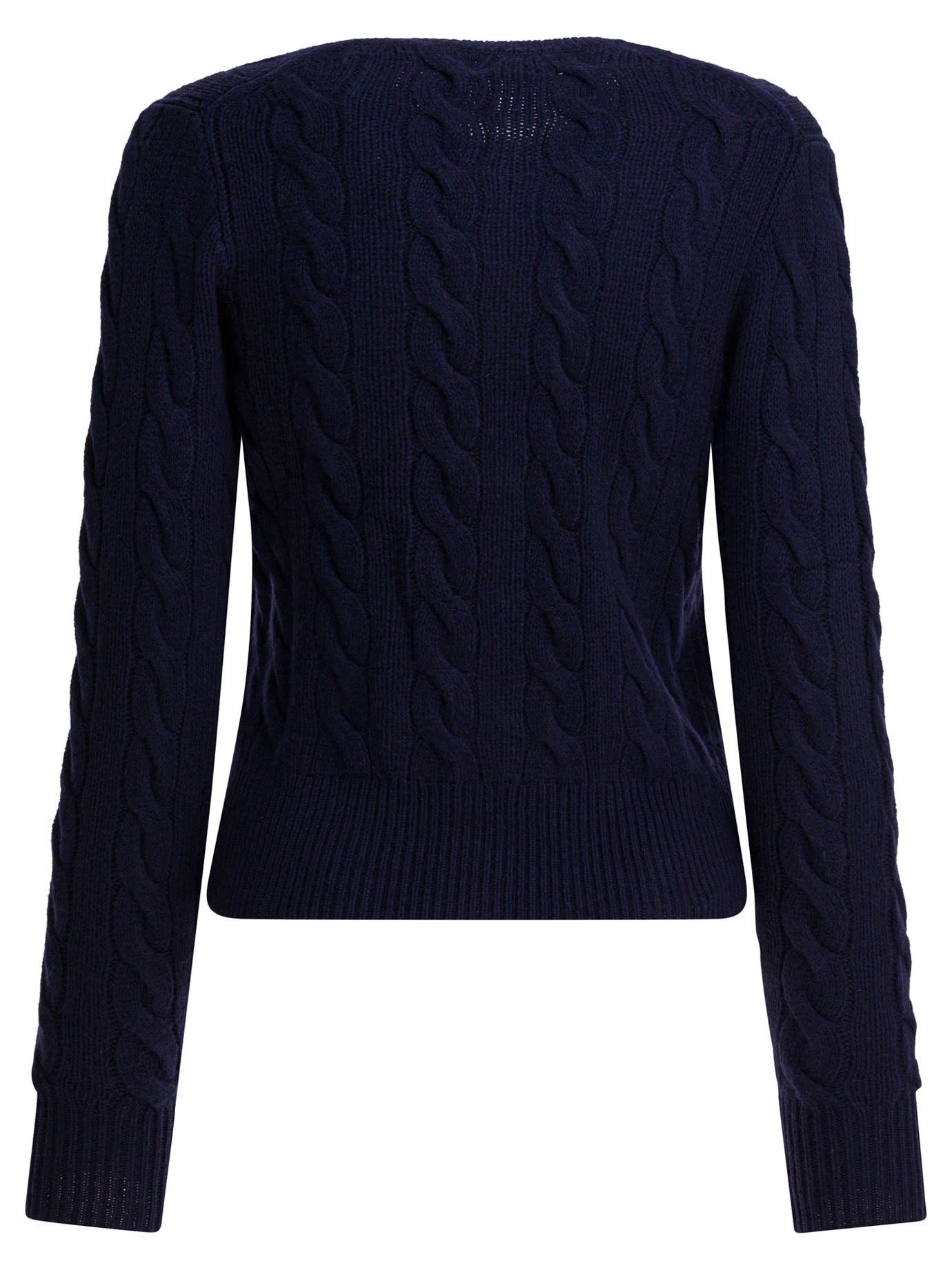 Wool and Cashmere Cardigan with Logo Knitwear
