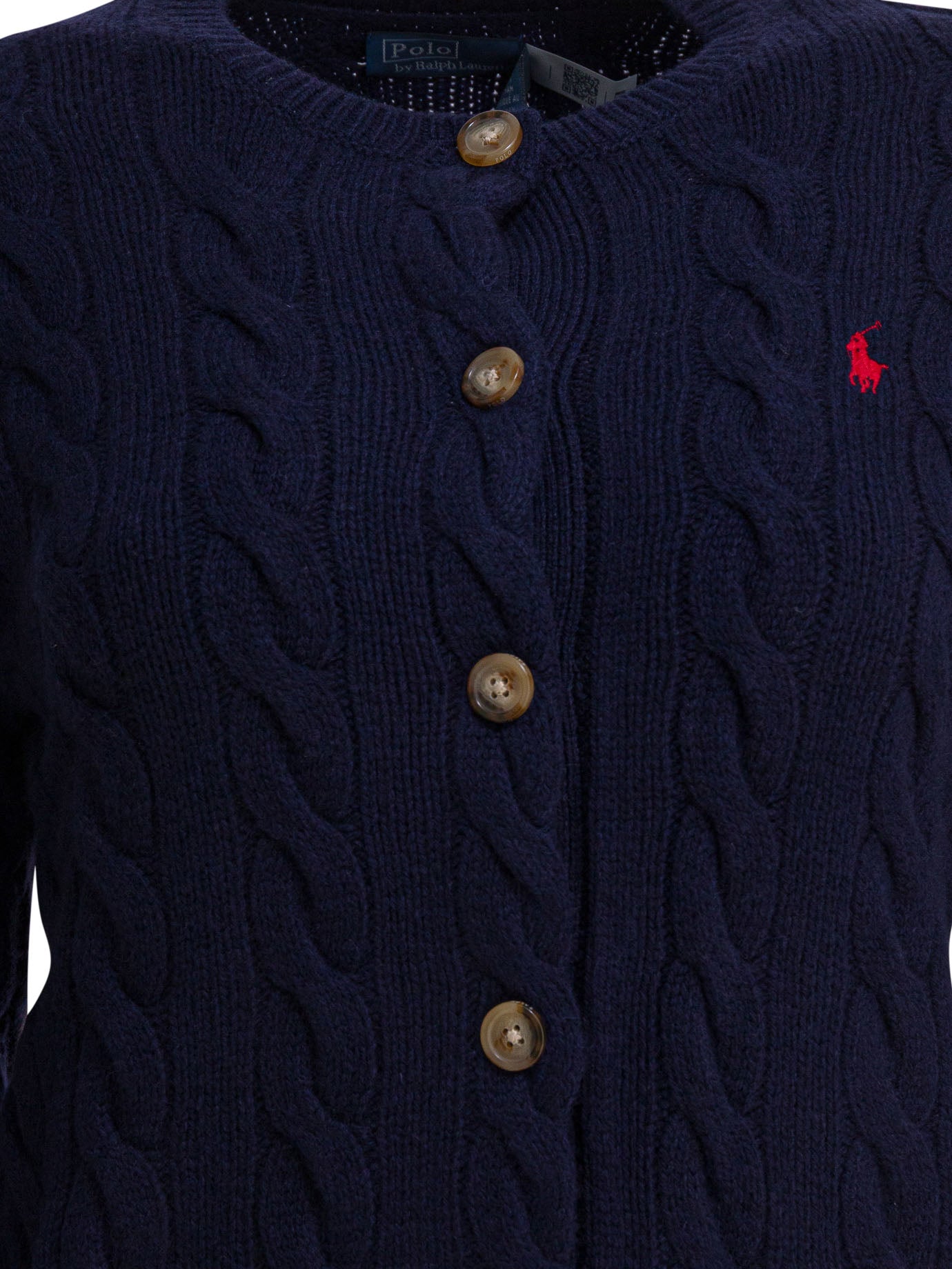 Wool and Cashmere Cardigan with Logo Knitwear