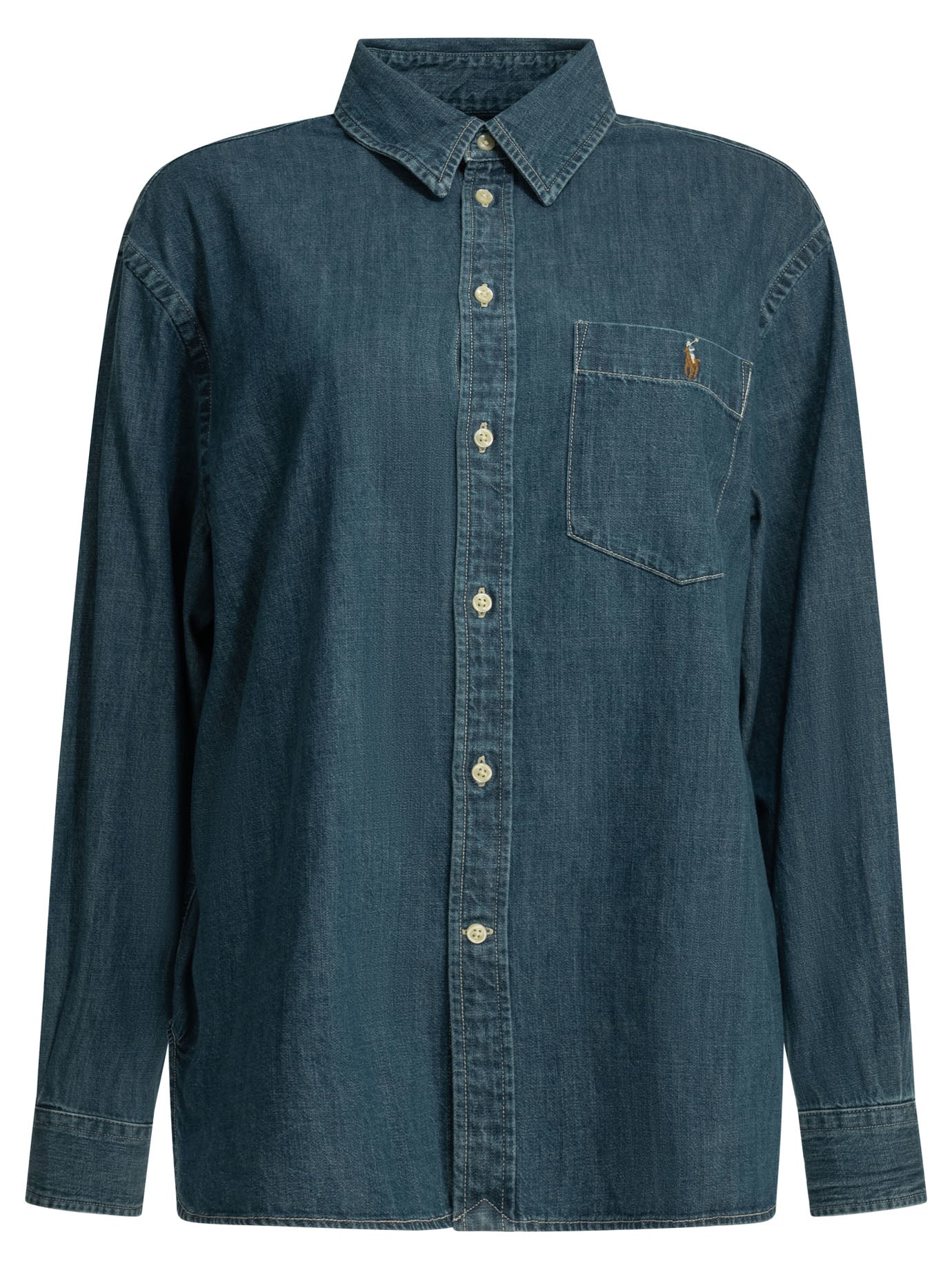 Big-fit casual shirt with logo Shirts