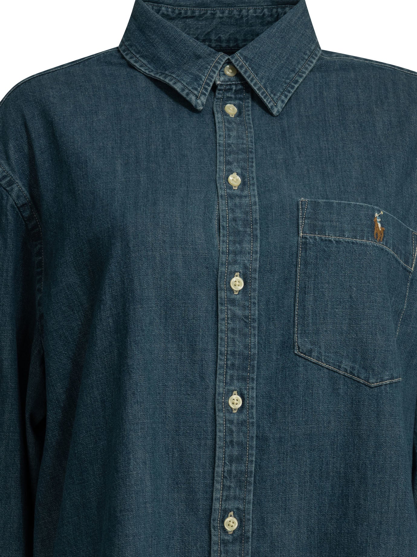 Big-fit casual shirt with logo Shirts