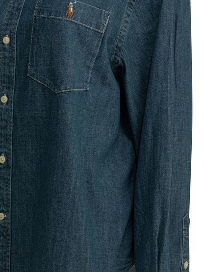 Big-fit casual shirt with logo Shirts