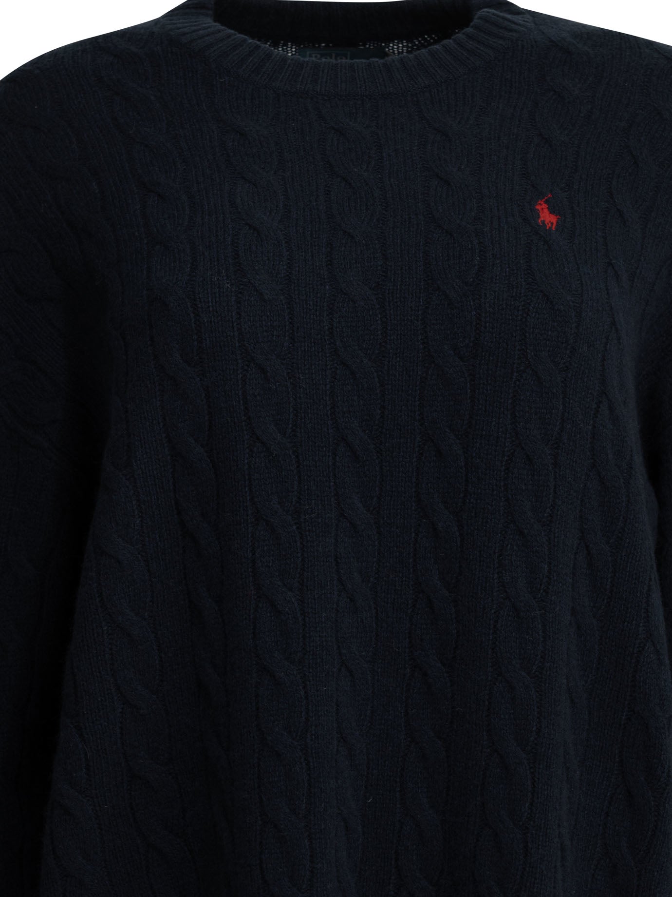 Short knit dress with logo Dresses