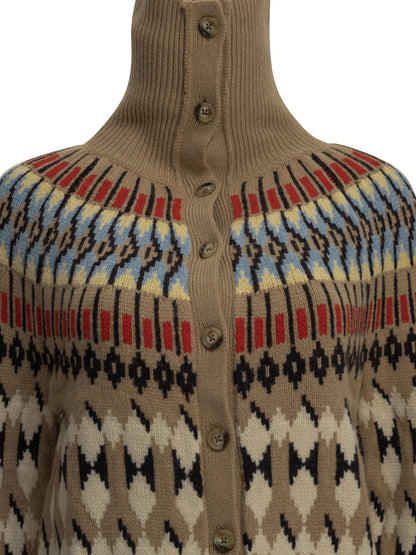 Wool and Cashmere Cardigan Knitwear