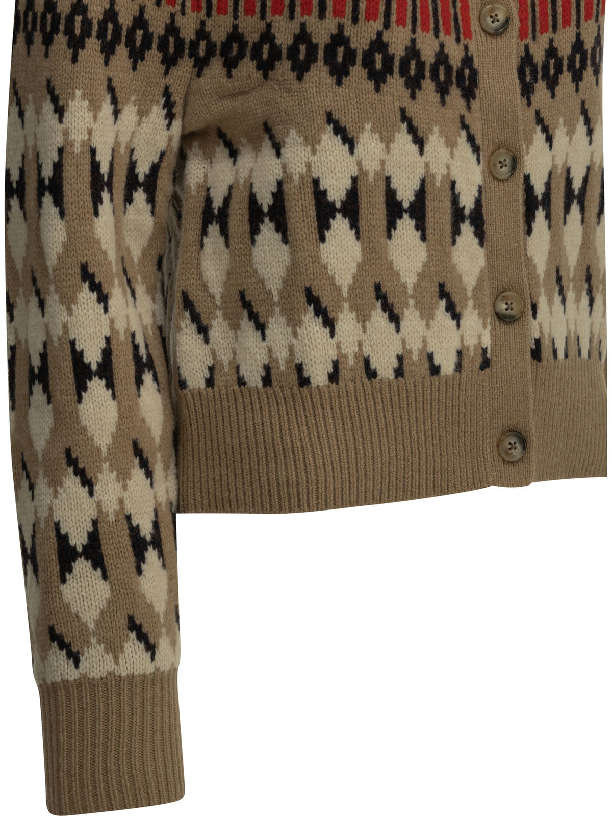 Wool and Cashmere Cardigan Knitwear