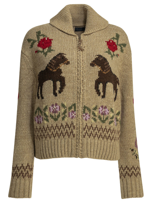 Textured-knit cardigan Knitwear