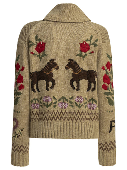 Textured-knit cardigan Knitwear