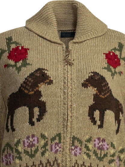 Textured-knit cardigan Knitwear
