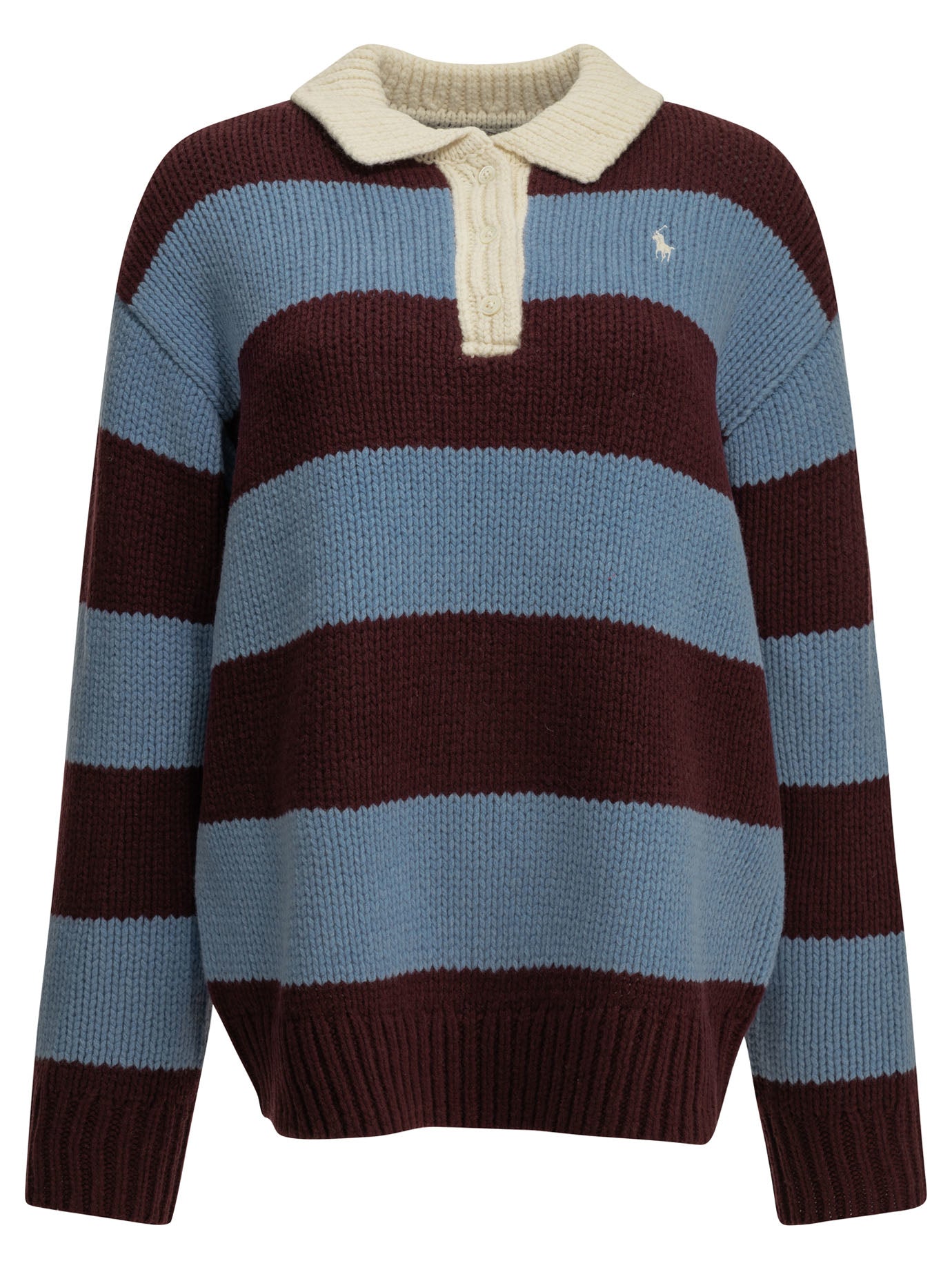 "Rugby" Polo Sweater Knitwear