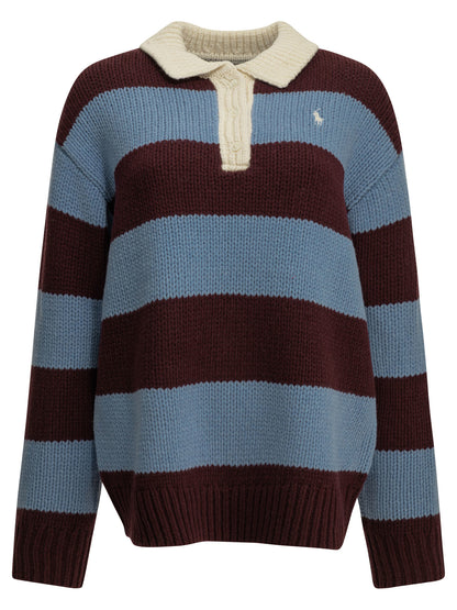 "Rugby" Polo Sweater Knitwear