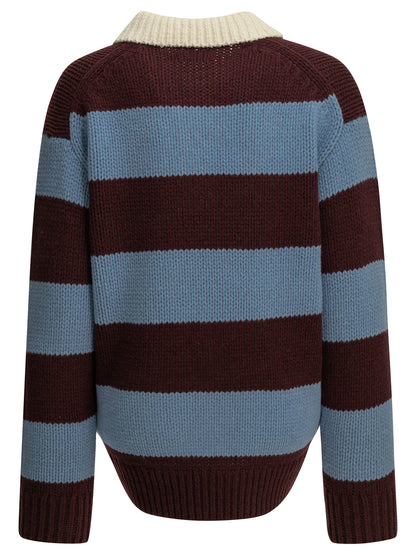 "Rugby" Polo Sweater Knitwear