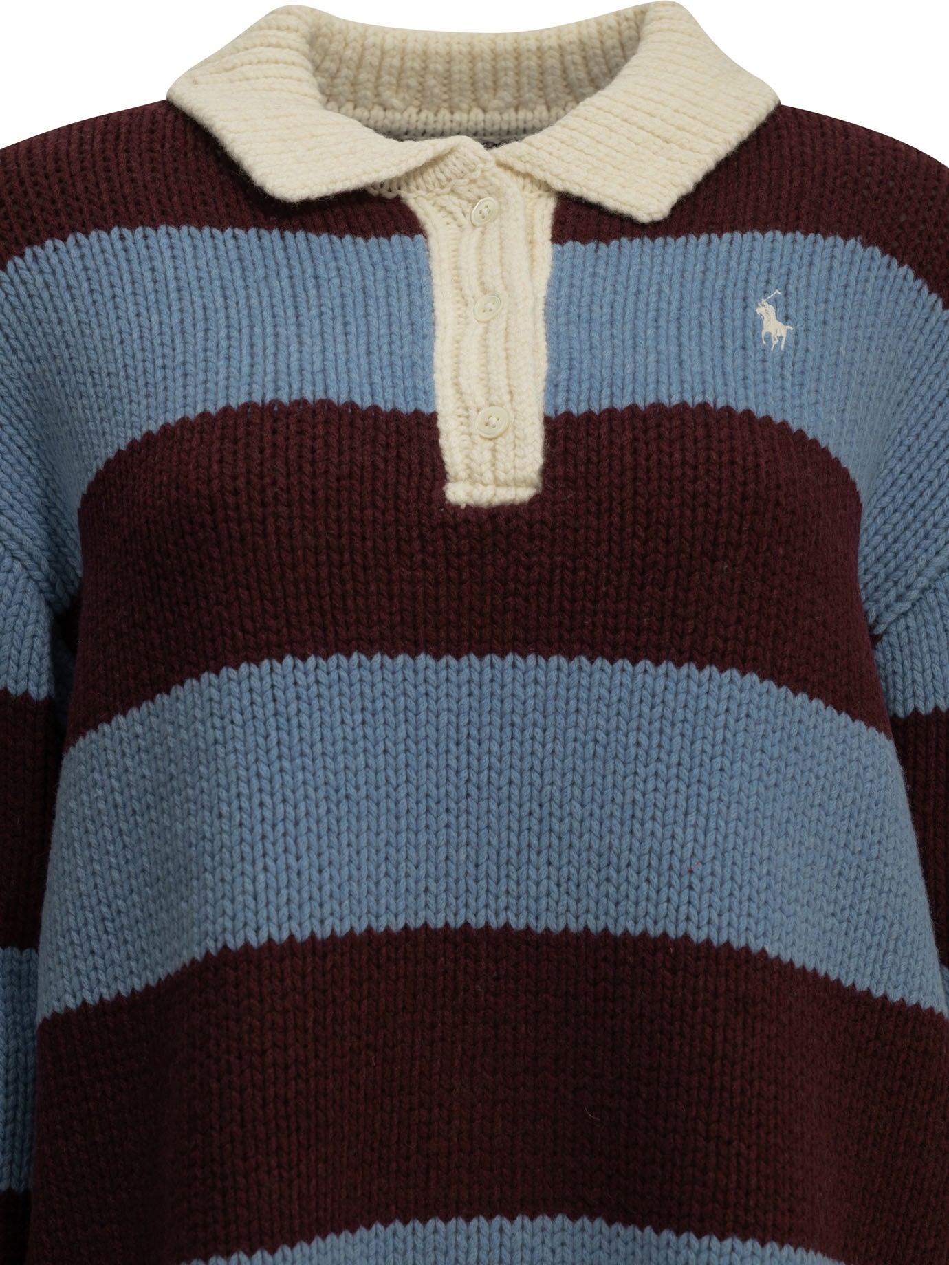 "Rugby" Polo Sweater Knitwear