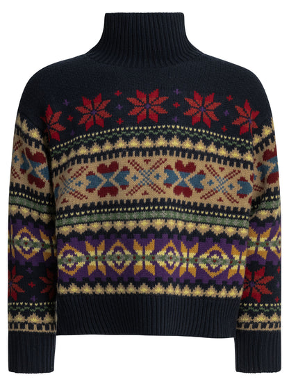 Wool and cashmere turtleneck sweater Knitwear