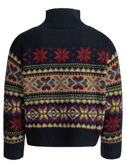 Wool and cashmere turtleneck sweater Knitwear