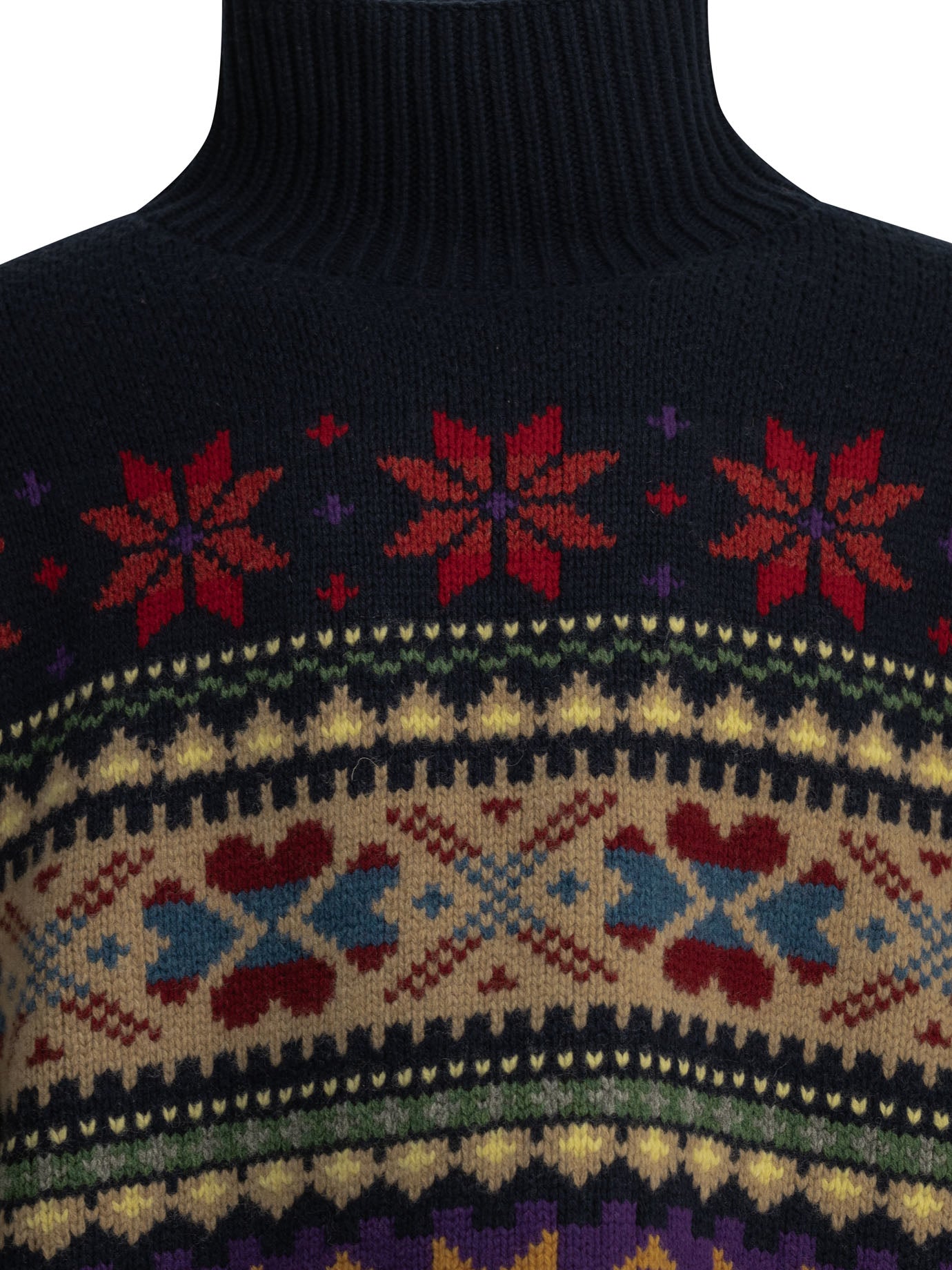 Wool and cashmere turtleneck sweater Knitwear