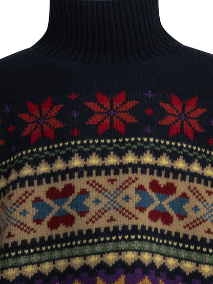 Wool and cashmere turtleneck sweater Knitwear
