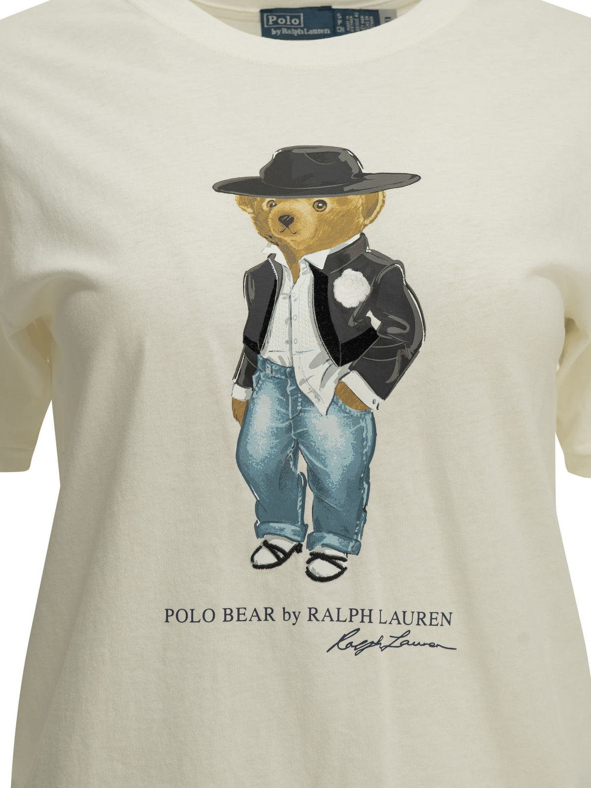 "Holiday Polo Bear" Crew-Neck T-Shirt T-shirts