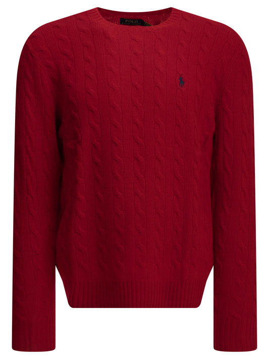 Crew-neck sweater with logo Knitwear