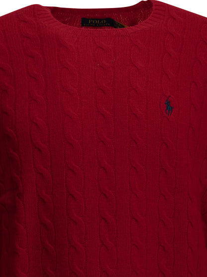 Crew-neck sweater with logo Knitwear