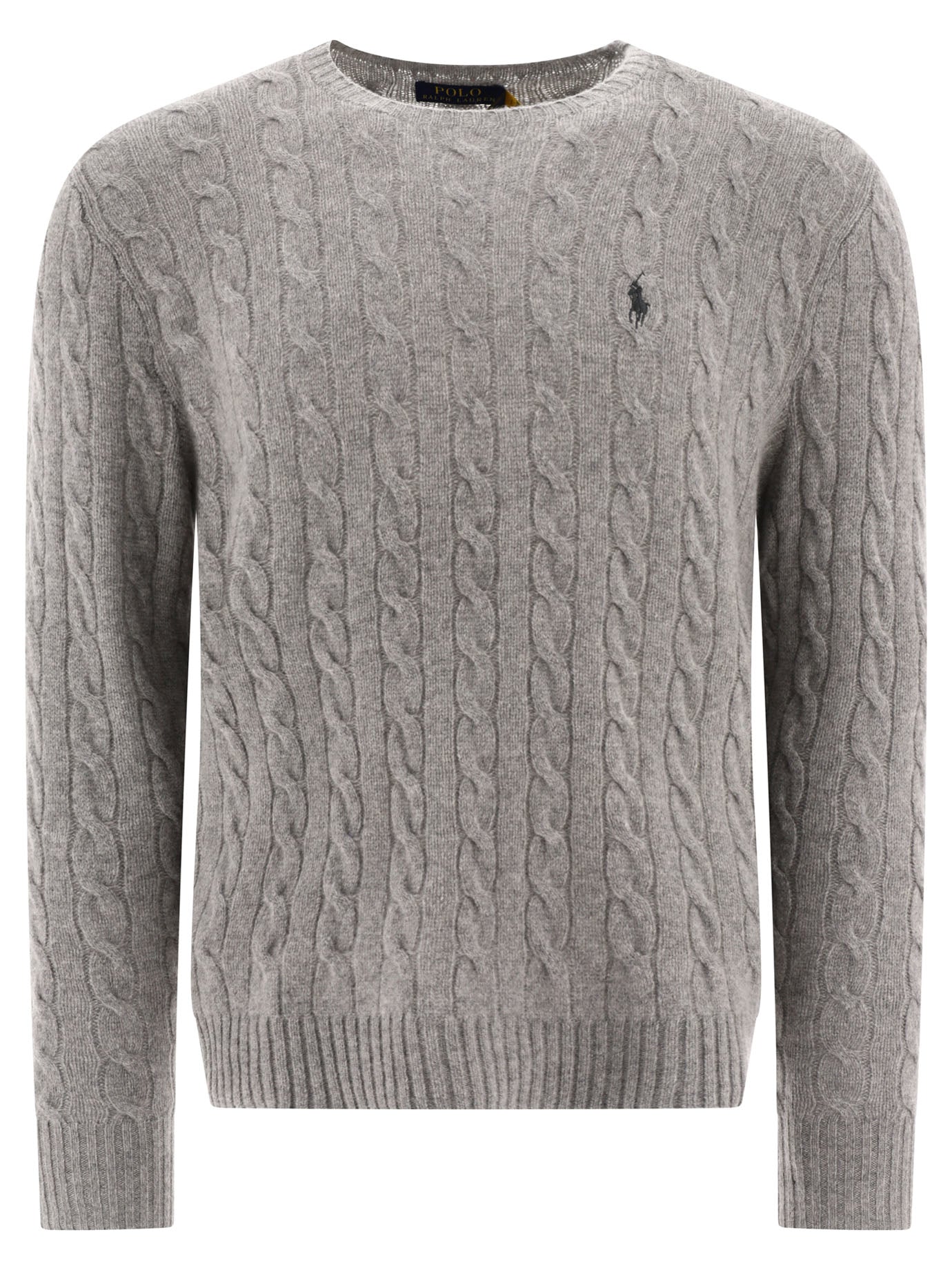 Crew-neck sweater with logo Knitwear