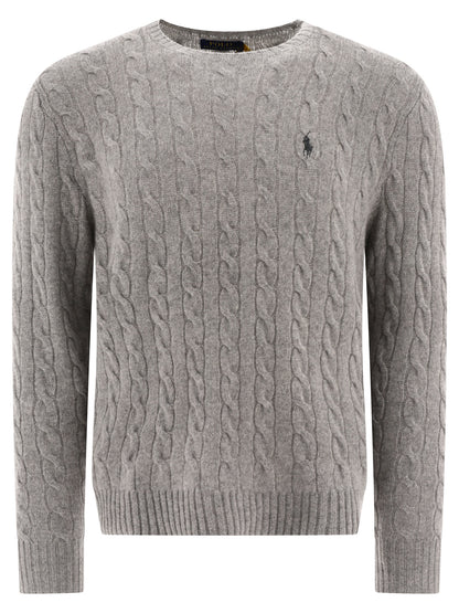 Crew-neck sweater with logo Knitwear